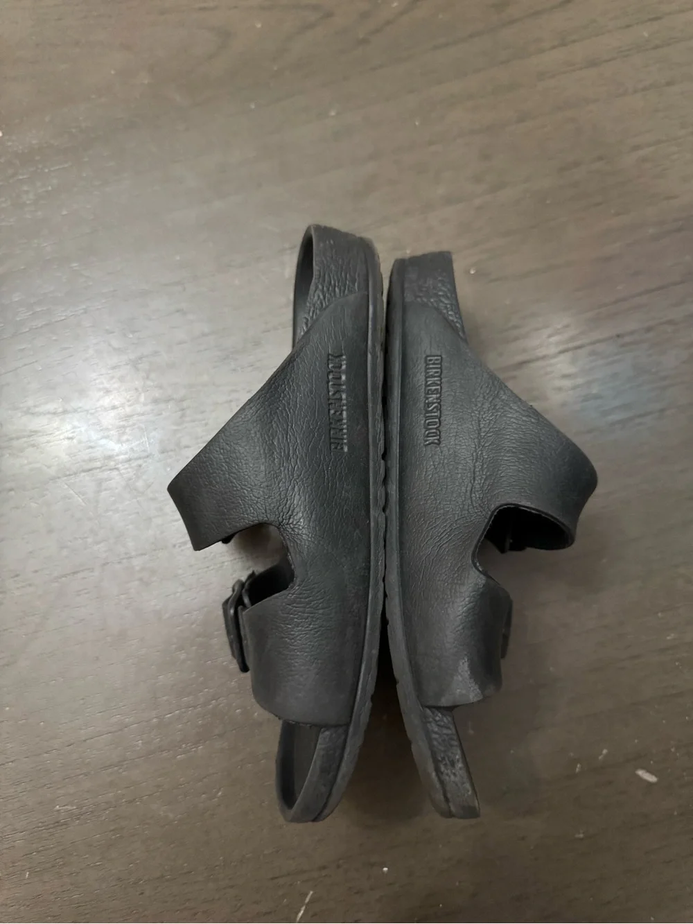 Birkenstock Kids Black Double Strap Slide Sandals size EU 29